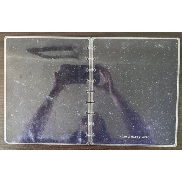 The Happy Planner Classic Size Cover Look To The Stars Space Dark Blue - Picture 2 of 2